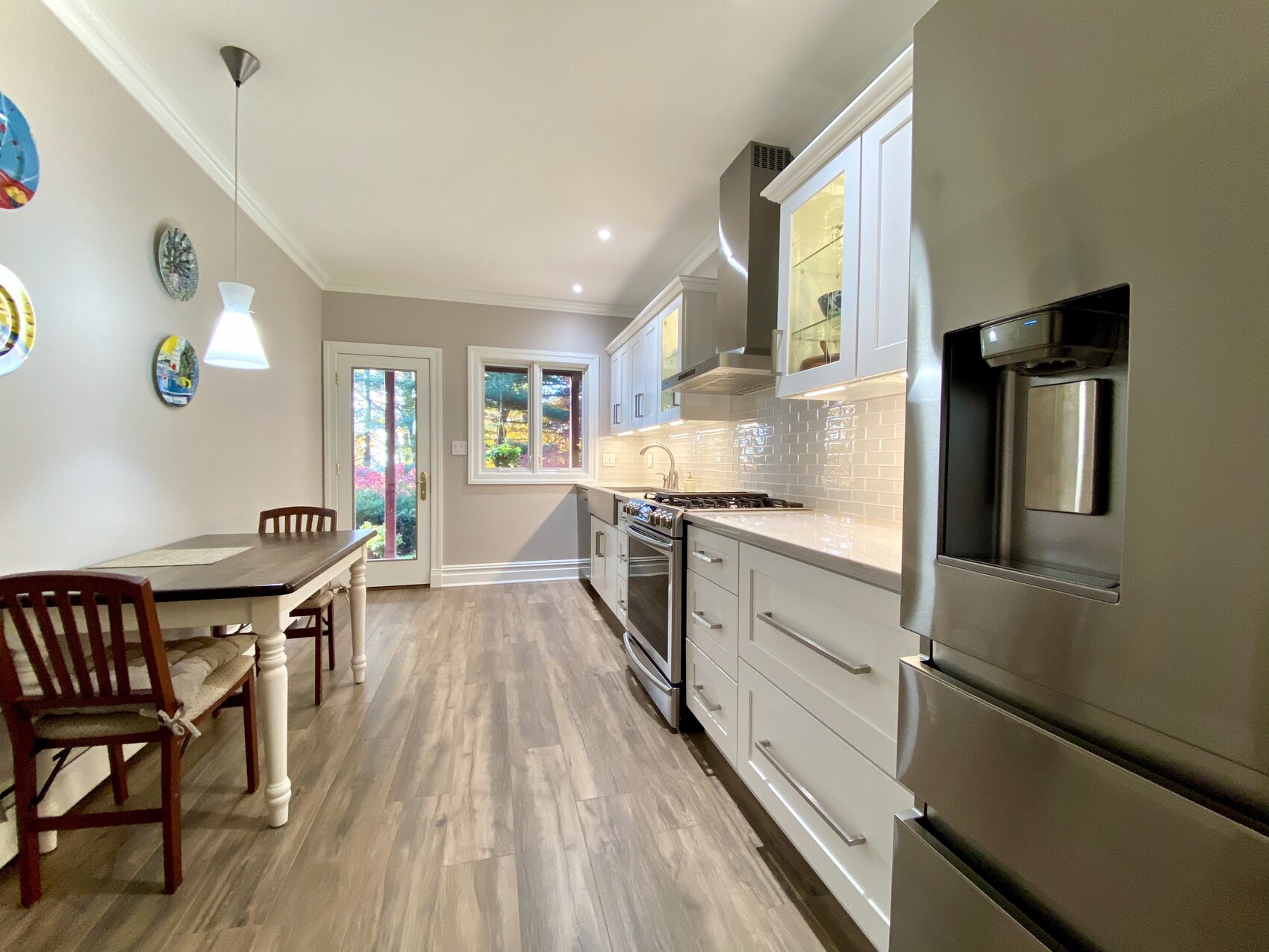 Lower level summer kitchen