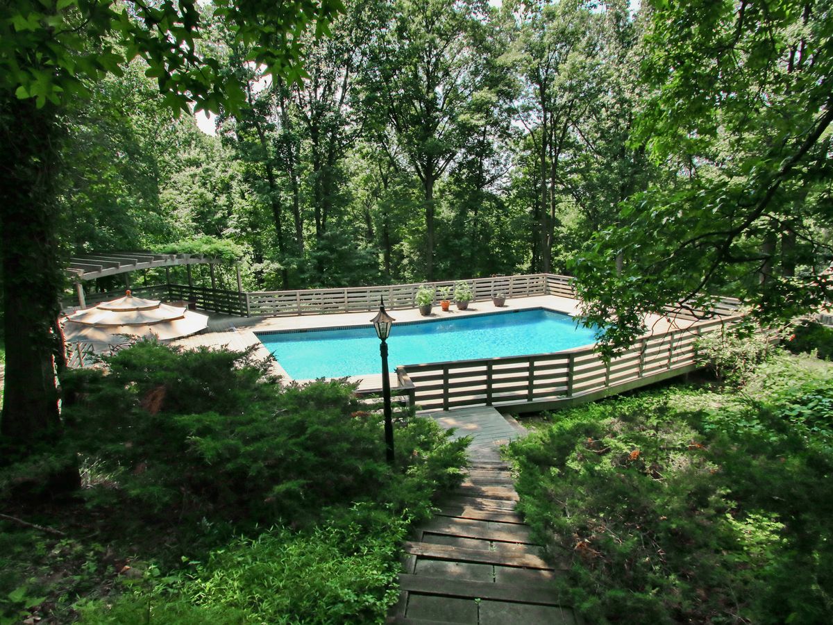 Backyard and pool